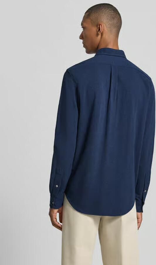 Ralph Lauren Blauw Overhemd met Lange Mouwen Maat L Lente Marineblauw Heather Blauw Dames - Foto 2
