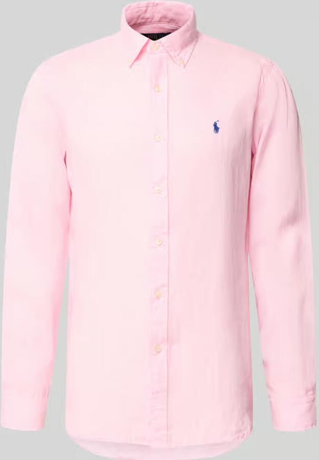 Polo Ralph Lauren Overhemd Lange Mouw CHEMISE COUPE DROITE EN LIN - Foto 3