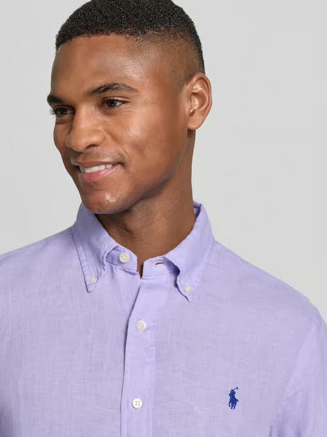 Polo Ralph Lauren Regular fit vrijetijdsoverhemd van puur linnen - Foto 2