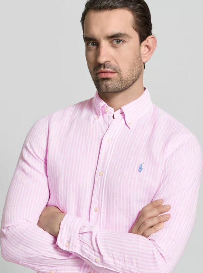 Polo Ralph Lauren Regular fit vrijetijdsoverhemd van puur linnen - Foto 2
