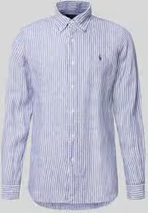 Polo Ralph Lauren Overhemd Lange Mouw CHEMISE RAYEE COUPE DROITE EN LIN - Foto 2