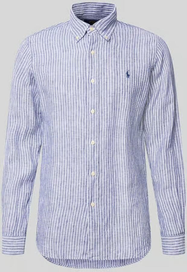Polo Ralph Lauren Overhemd Lange Mouw CHEMISE RAYEE COUPE DROITE EN LIN - Foto 2