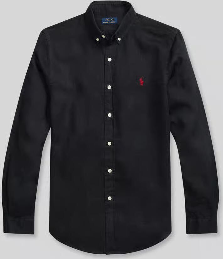 Polo Ralph Lauren Regular fit vrijetijdsoverhemd van puur linnen - Foto 2