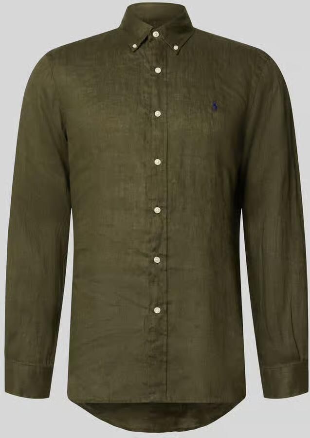 Polo Ralph Lauren Regular fit vrijetijdsoverhemd van puur linnen - Foto 2