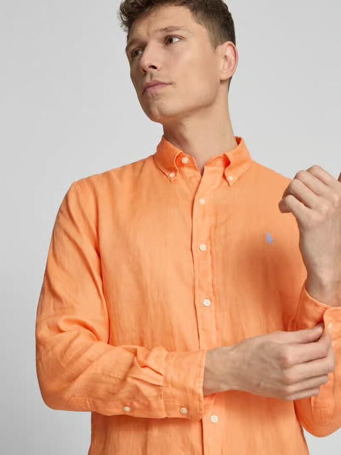 Polo Ralph Lauren Regular fit vrijetijdsoverhemd van puur linnen
