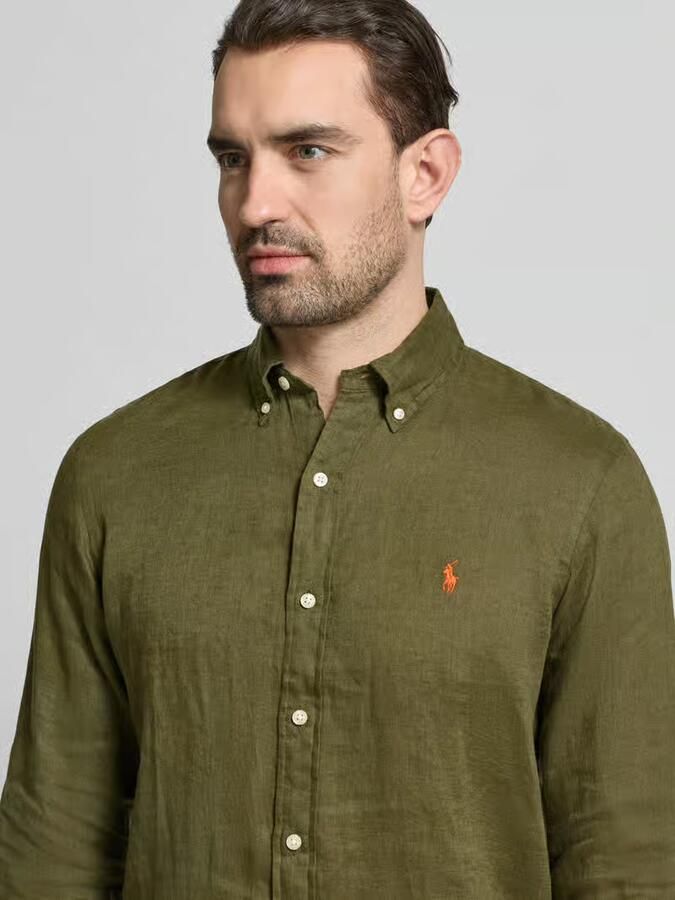 Polo Ralph Lauren Regular fit vrijetijdsoverhemd van puur linnen - Foto 1