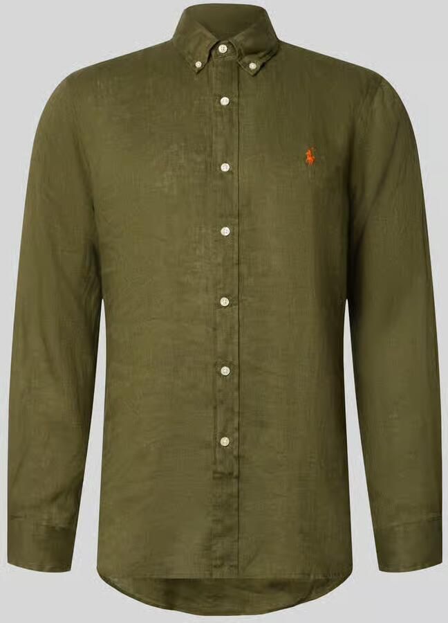 Polo Ralph Lauren Regular fit vrijetijdsoverhemd van puur linnen - Foto 2
