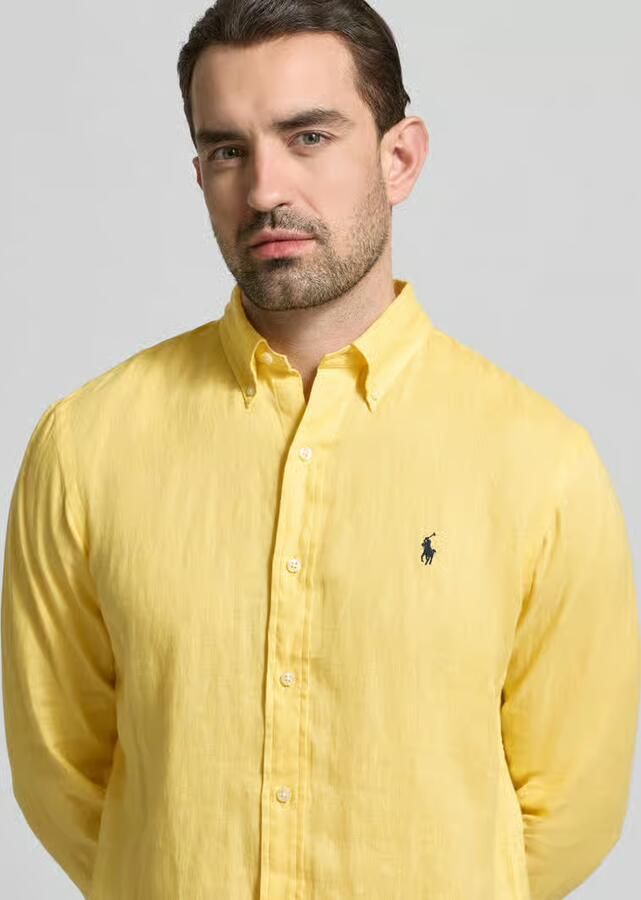 Polo Ralph Lauren Regular fit vrijetijdsoverhemd van puur linnen