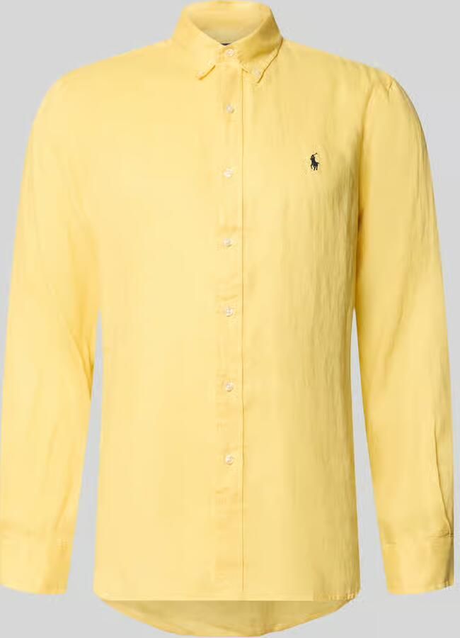 Polo Ralph Lauren Regular fit vrijetijdsoverhemd van puur linnen - Foto 2