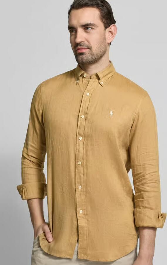 Polo Ralph Lauren Regular fit vrijetijdsoverhemd van puur linnen