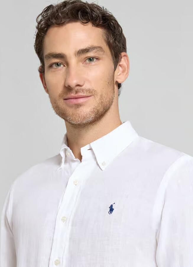 Polo Ralph Lauren Regular fit vrijetijdsoverhemd van puur linnen