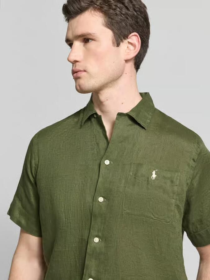 Polo Ralph Lauren Regular fit vrijetijdsoverhemd van puur linnen