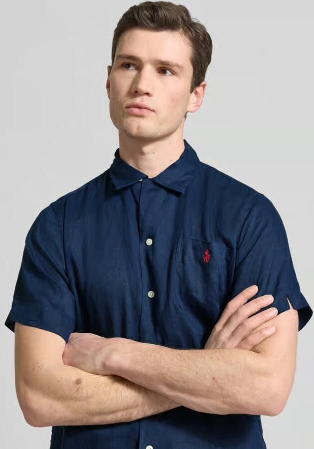 Polo Ralph Lauren Regular fit vrijetijdsoverhemd van puur linnen