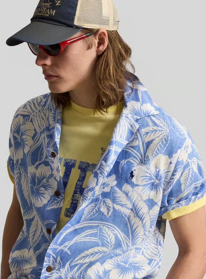 Polo Ralph Lauren regular fit vrijetijdsoverhemd van puur linnen