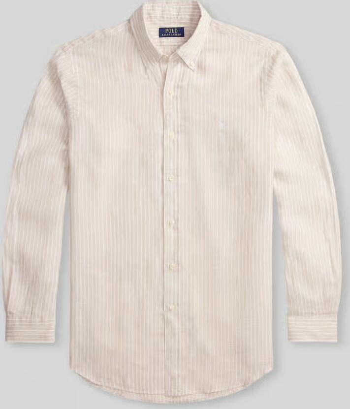 Polo Ralph Lauren Overhemd Lange Mouw CHEMISE RAYEE COUPE DROITE EN LIN - Foto 2
