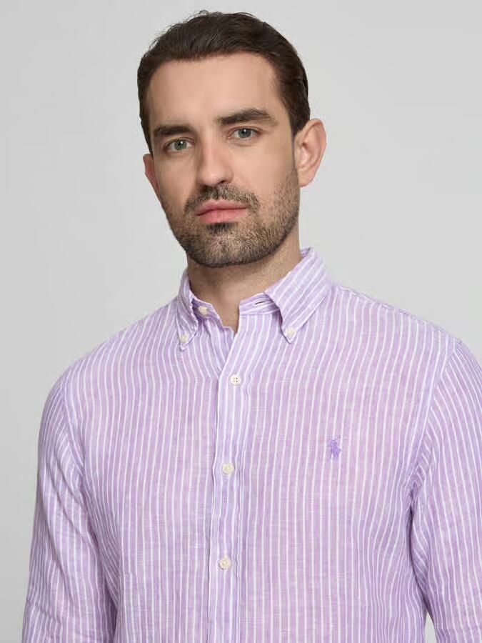 Polo Ralph Lauren Regular fit vrijetijdsoverhemd van puur linnen