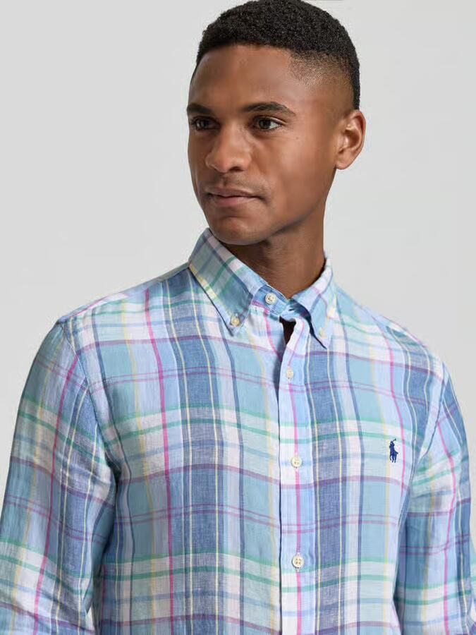 Polo Ralph Lauren regular fit vrijetijdsoverhemd van puur linnen