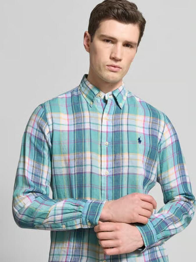 Polo Ralph Lauren regular fit vrijetijdsoverhemd van puur linnen