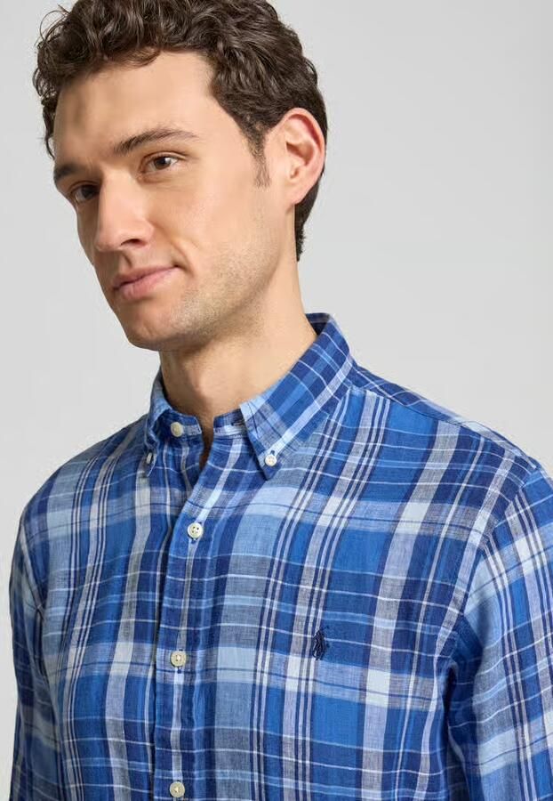 Polo Ralph Lauren Regular fit vrijetijdsoverhemd van puur linnen
