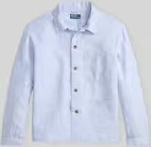 Polo Ralph Lauren regular fit vrijetijdsoverhemd van puur linnen