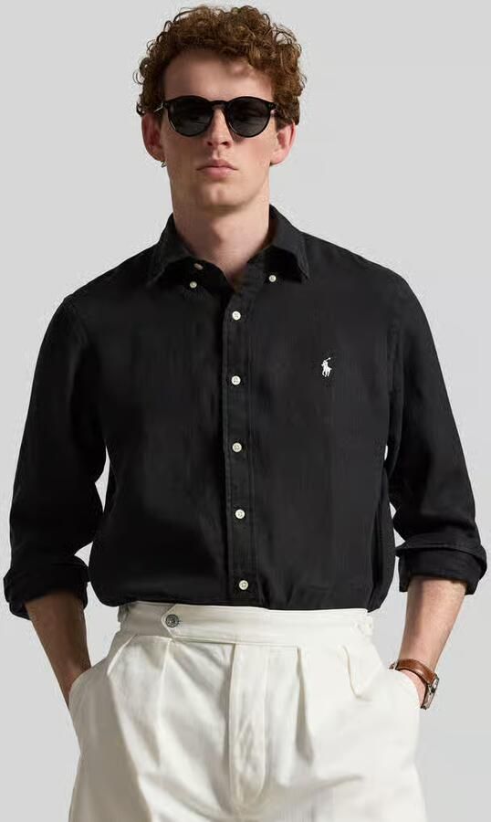 Polo Ralph Lauren Regular fit vrijetijdsoverhemd van puur linnen - Foto 3