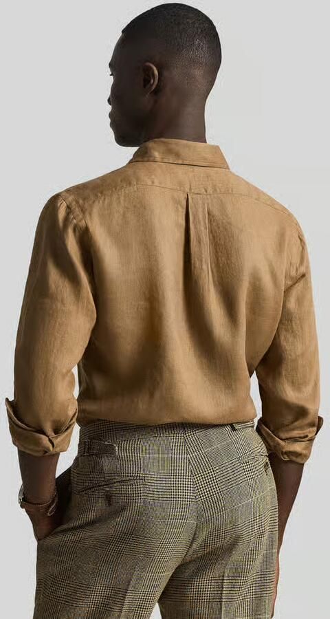 Polo Ralph Lauren Regular fit vrijetijdsoverhemd van puur linnen - Foto 3