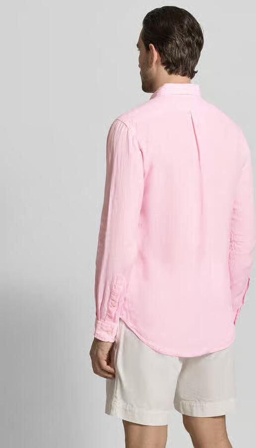 Polo Ralph Lauren Overhemd Lange Mouw CHEMISE COUPE DROITE EN LIN - Foto 3