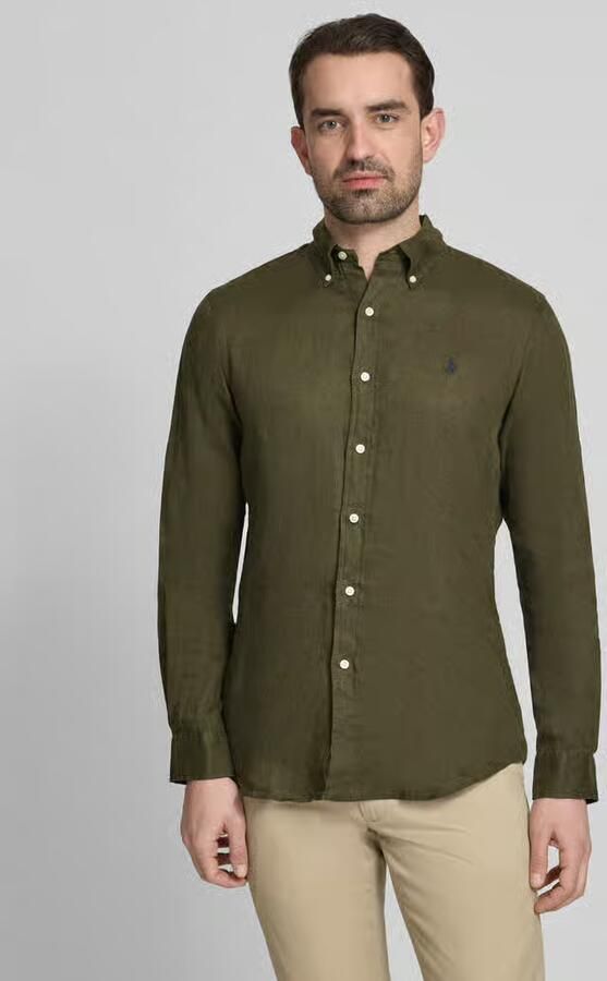 Polo Ralph Lauren Regular fit vrijetijdsoverhemd van puur linnen - Foto 3
