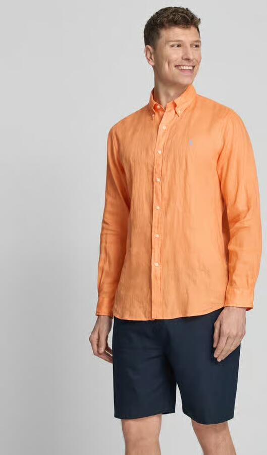 Polo Ralph Lauren Regular fit vrijetijdsoverhemd van puur linnen - Foto 4
