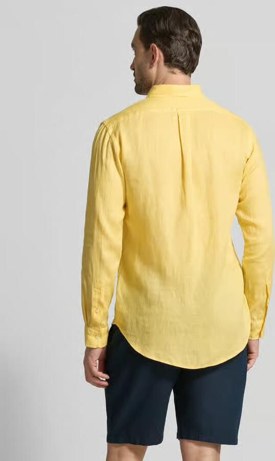 Polo Ralph Lauren Regular fit vrijetijdsoverhemd van puur linnen - Foto 2