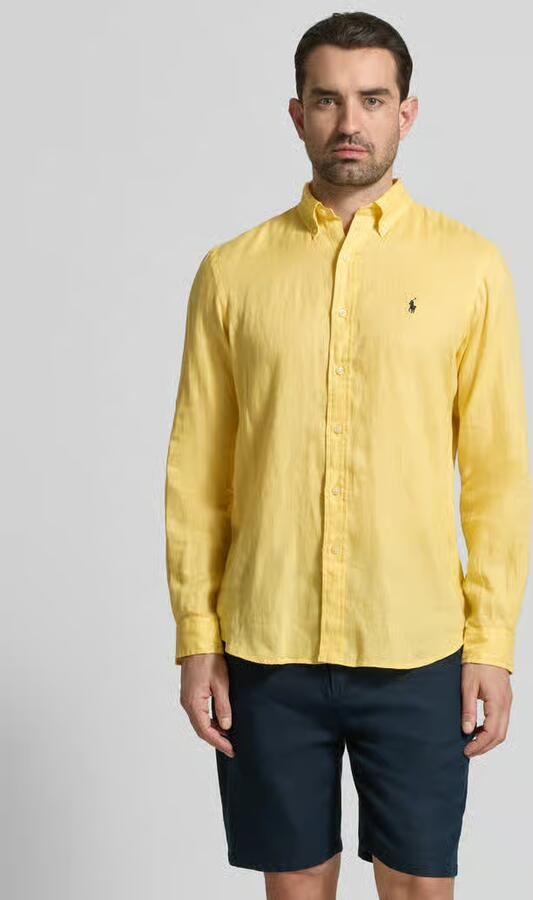 Polo Ralph Lauren Regular fit vrijetijdsoverhemd van puur linnen - Foto 3