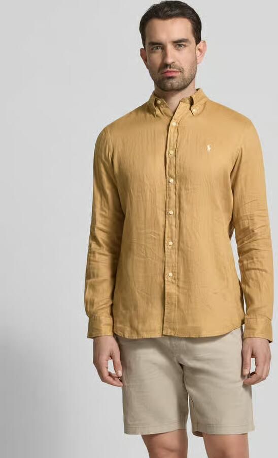 Polo Ralph Lauren Regular fit vrijetijdsoverhemd van puur linnen - Foto 2