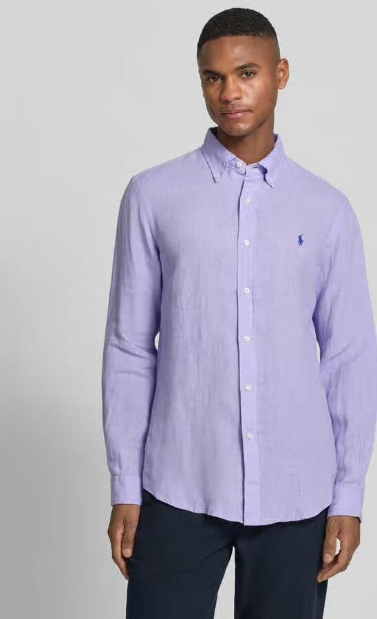 Polo Ralph Lauren Regular fit vrijetijdsoverhemd van puur linnen - Foto 4