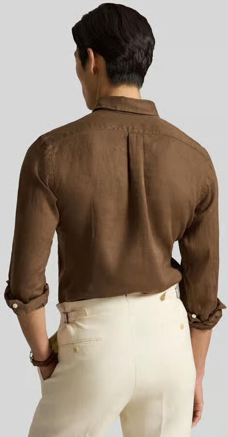 Polo Ralph Lauren Regular fit vrijetijdsoverhemd van puur linnen - Foto 2