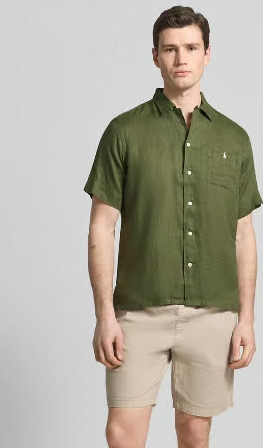 Polo Ralph Lauren Regular fit vrijetijdsoverhemd van puur linnen - Foto 4