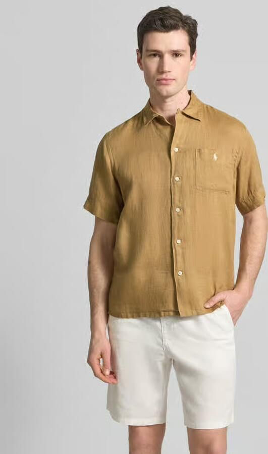 Polo Ralph Lauren Regular fit vrijetijdsoverhemd van puur linnen - Foto 4
