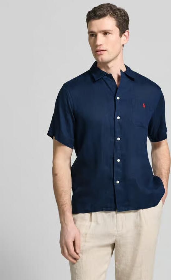 Polo Ralph Lauren Regular fit vrijetijdsoverhemd van puur linnen - Foto 4