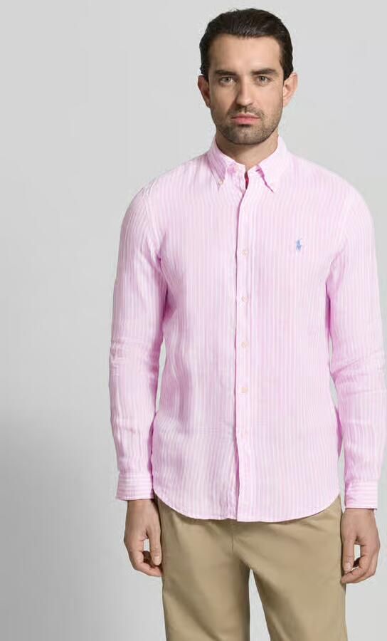 Polo Ralph Lauren Regular fit vrijetijdsoverhemd van puur linnen - Foto 3