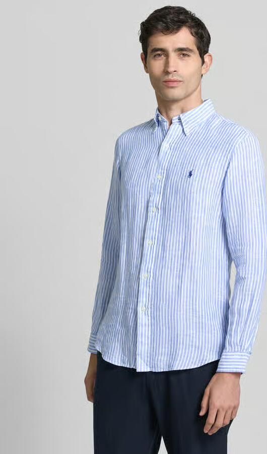 Polo Ralph Lauren Regular fit vrijetijdsoverhemd van puur linnen - Foto 3