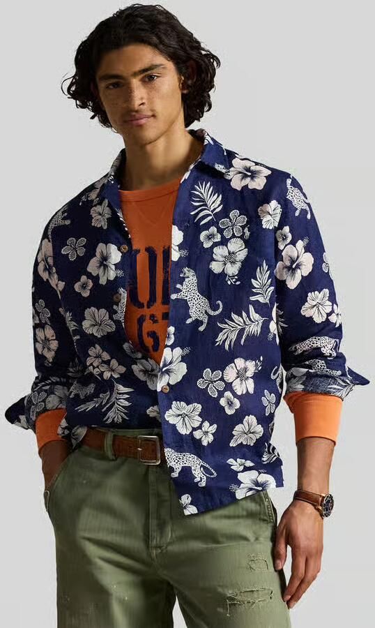 Polo Ralph Lauren regular fit vrijetijdsoverhemd van puur linnen - Foto 4