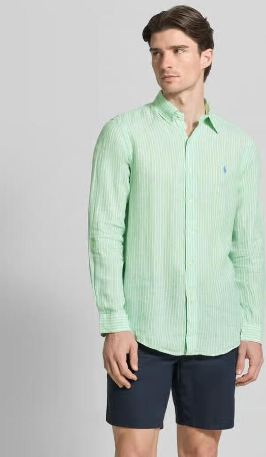 Polo Ralph Lauren Regular fit vrijetijdsoverhemd van puur linnen - Foto 3