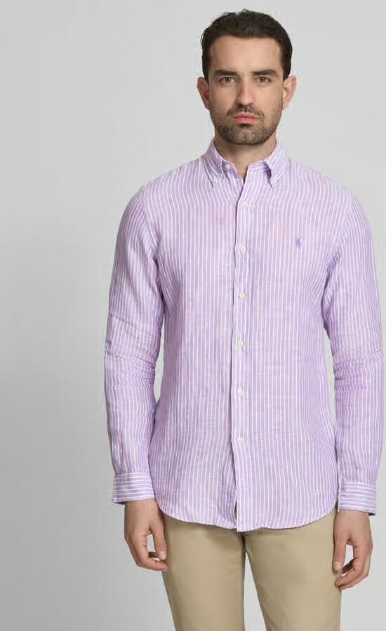 Polo Ralph Lauren Regular fit vrijetijdsoverhemd van puur linnen - Foto 3