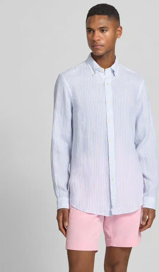 Polo Ralph Lauren Regular fit vrijetijdsoverhemd van puur linnen - Foto 3