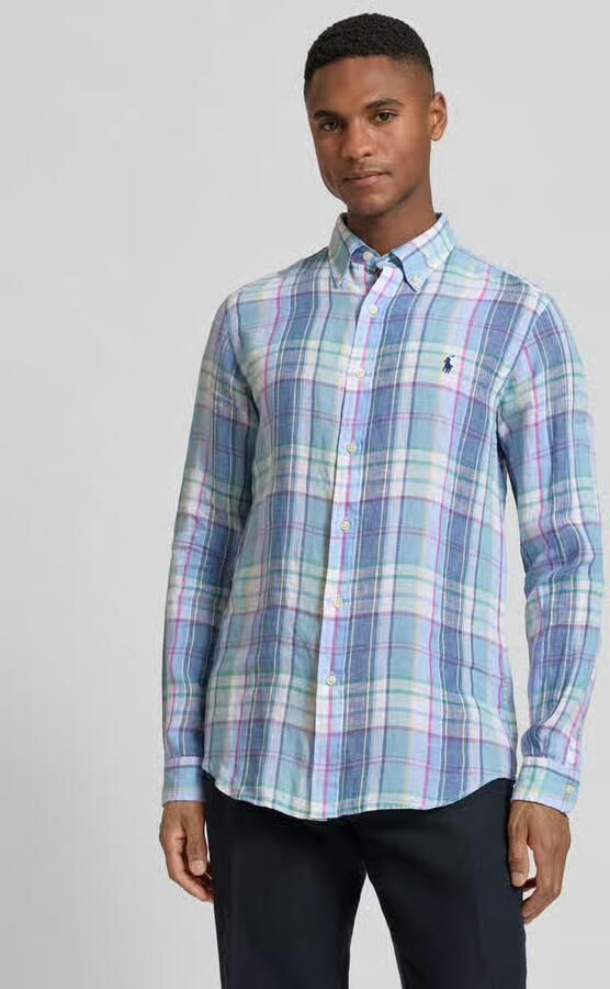 Polo Ralph Lauren regular fit vrijetijdsoverhemd van puur linnen - Foto 4