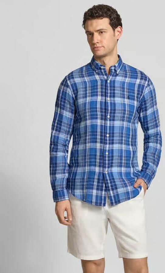 Polo Ralph Lauren Regular fit vrijetijdsoverhemd van puur linnen - Foto 4