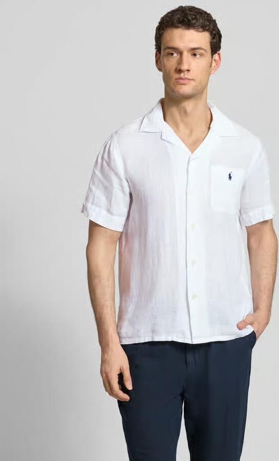 Polo Ralph Lauren Regular fit vrijetijdsoverhemd van puur linnen - Foto 4