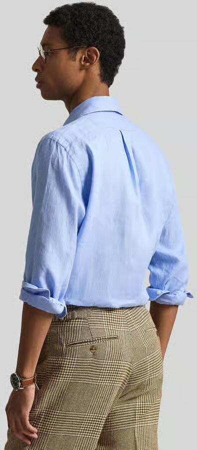 Polo Ralph Lauren Regular fit vrijetijdsoverhemd van puur linnen - Foto 4
