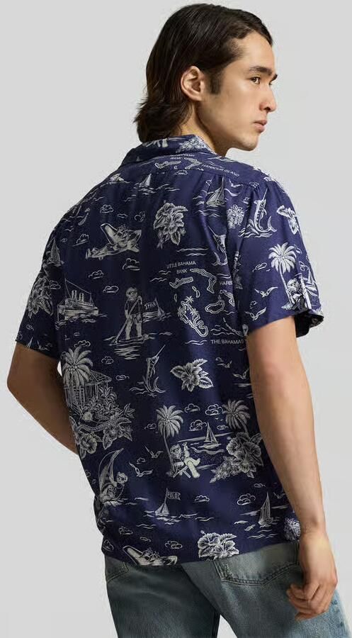 Polo Ralph Lauren regular fit vrijetijdsoverhemd van viscose - Foto 3