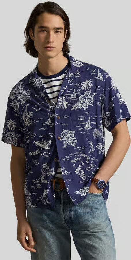 Polo Ralph Lauren regular fit vrijetijdsoverhemd van viscose - Foto 4