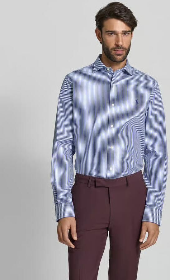 Polo Ralph Lauren Regular fit zakelijk overhemd met logostitching - Foto 3